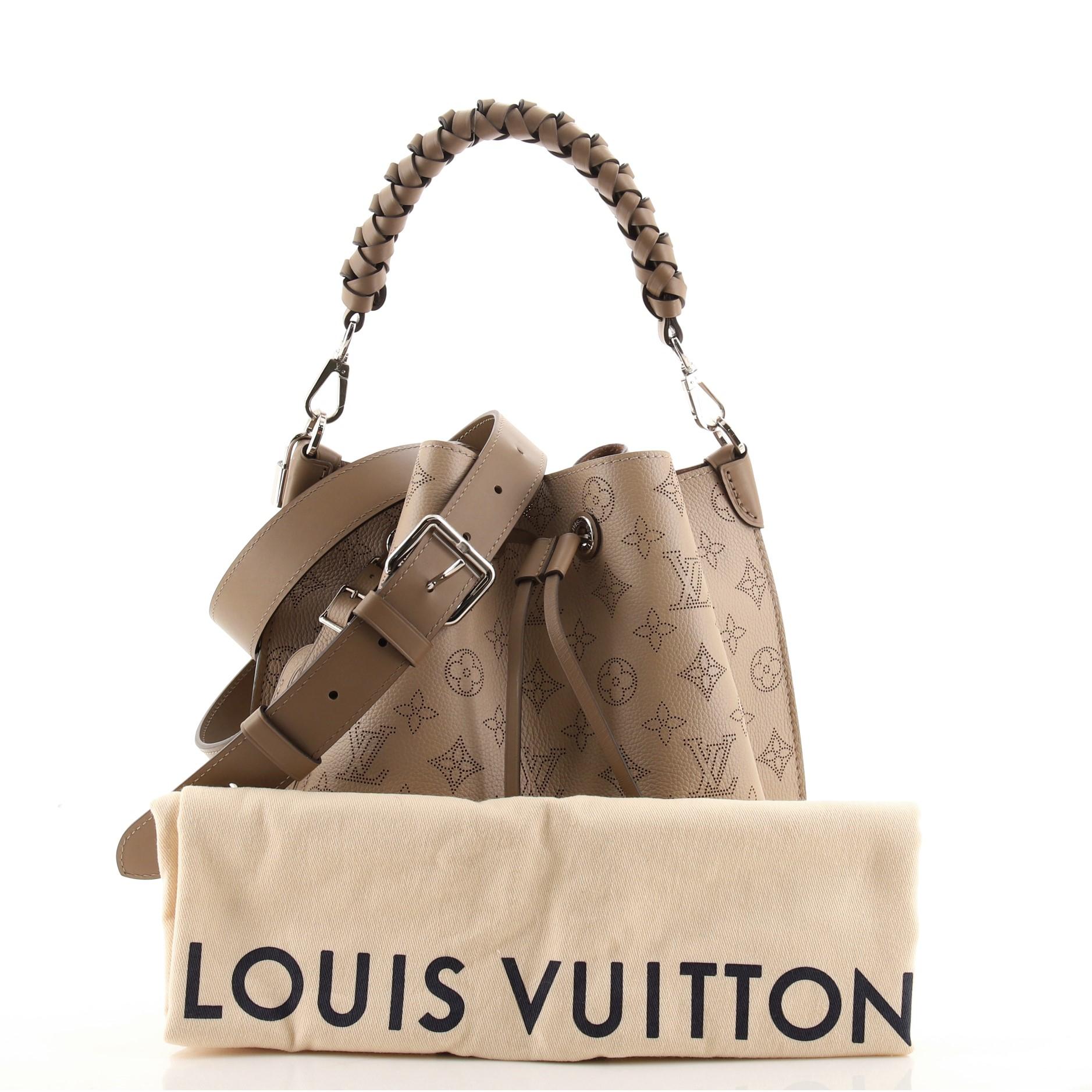 Louis Vuitton Muria Bucket Bag Mahina Leather For Sale at 1stDibs