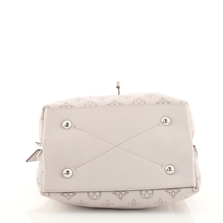 Louis Vuitton Gallet Monogram Mahina Leather Muria Bucket Bag at 1stDibs