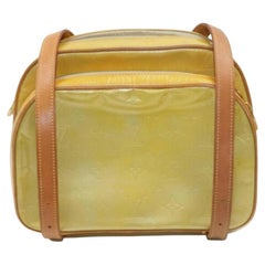 Vintage Louis Vuitton Murray Mini 872872 Yellow-green Monogram Vernis Leather Backpack