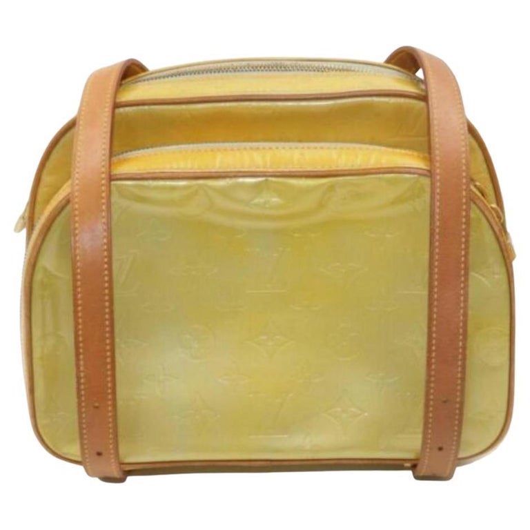 Louis Vuitton Murray Salmon Mini 870923 Yellow Monogram Vernis Leather  Backpack For Sale at 1stDibs