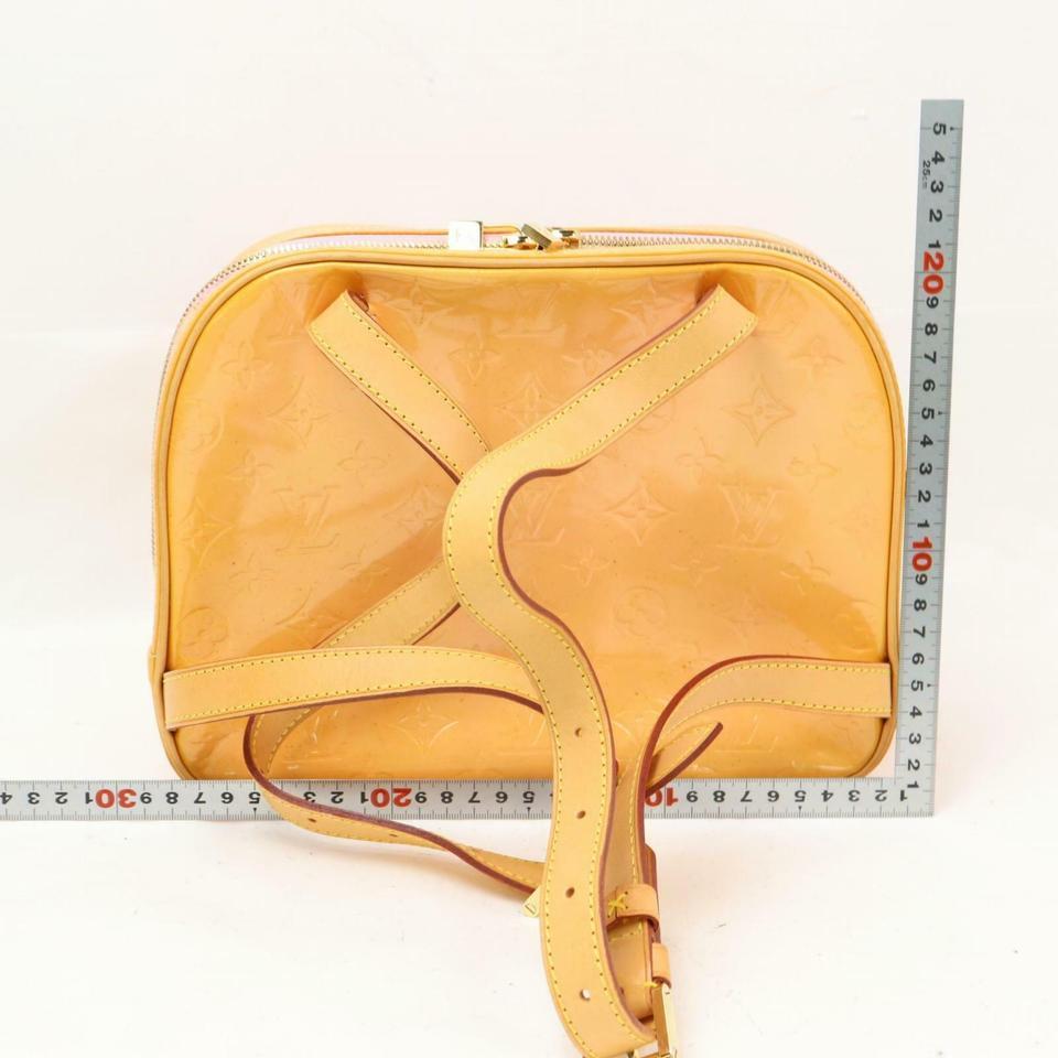 Women's Louis Vuitton Murray Monogram 870834 Salmon Miroir Vernis Leather Backpack