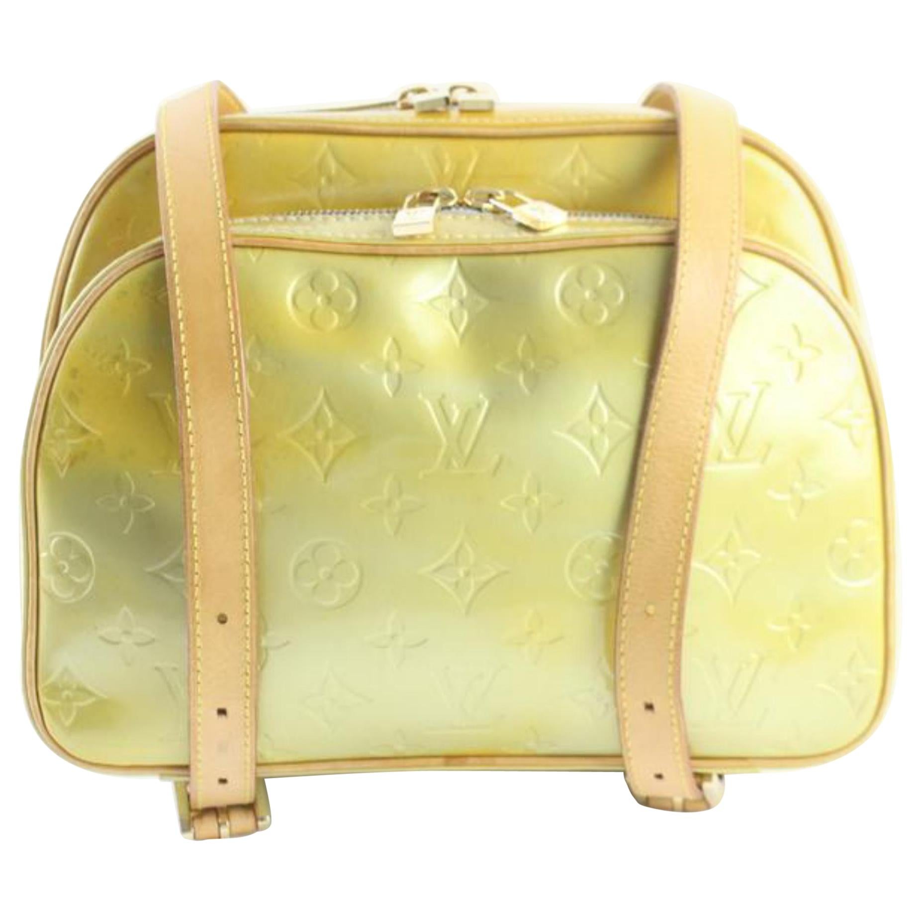 Louis Vuitton Murray Mini 872872 Yellow-green Monogram Vernis Leather  Backpack, Louis Vuitton