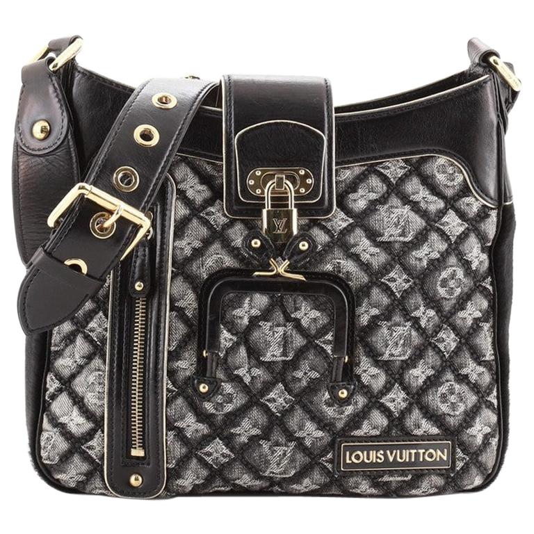 Louis Vuitton Musette Handbag Quilted Denim