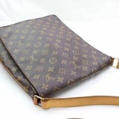 Louis Vuitton Musette Monogram Salsa Gm 867334 Brown Coated Canvas Shoulder Bag