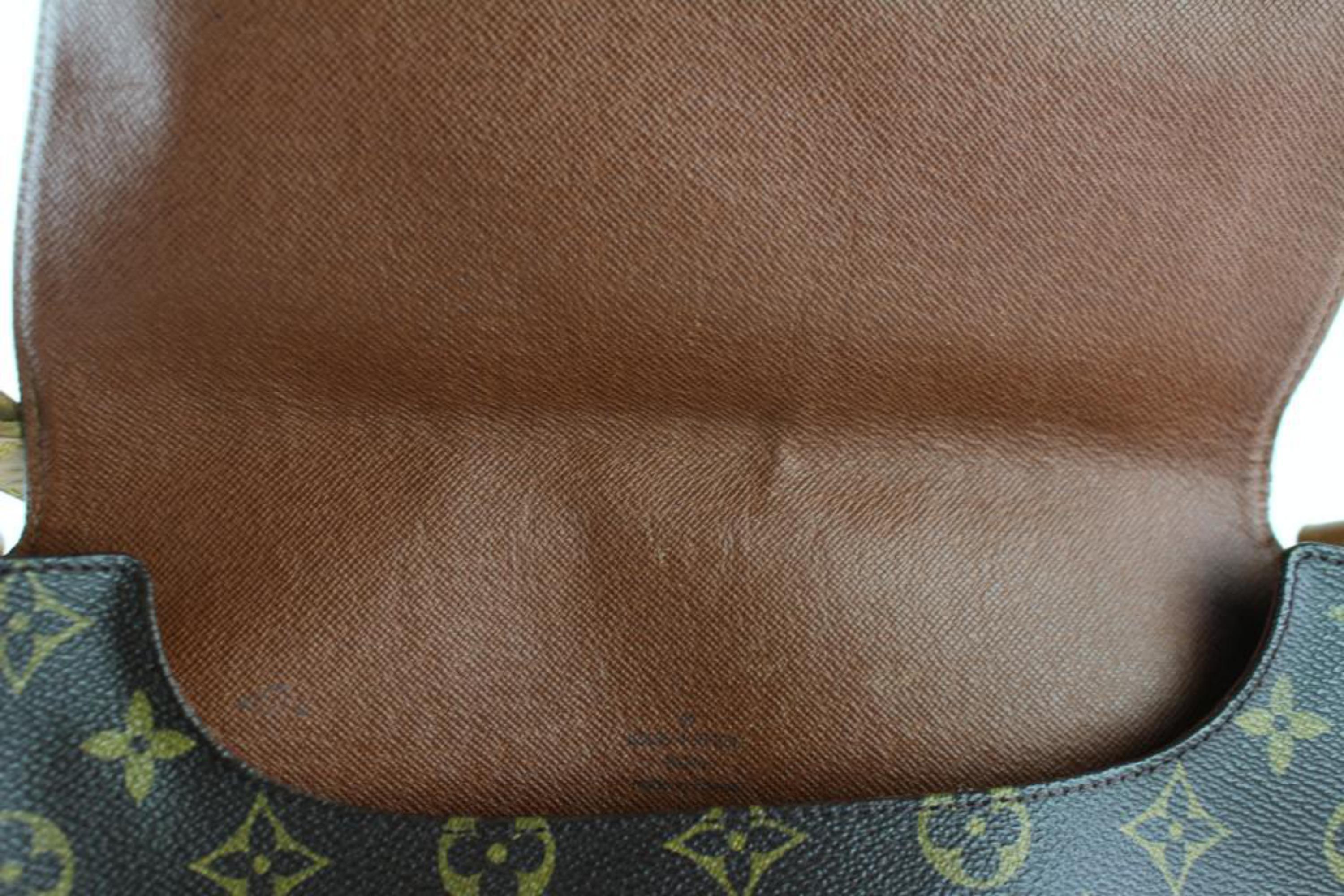 Louis Vuitton Musette Salsa Gm 6lz0907 Brown Coated Canvas Messenger Bag For Sale 7