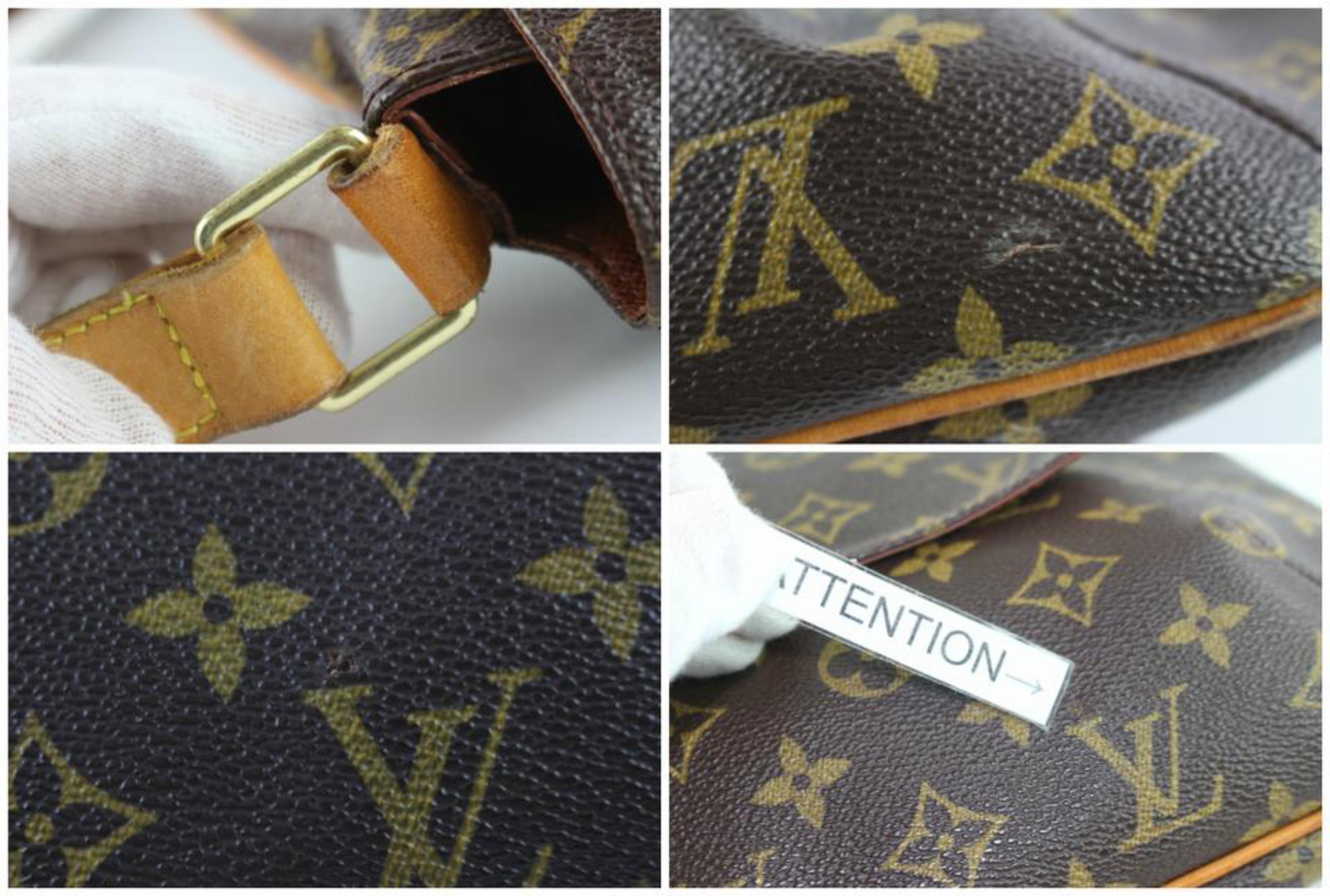 Women's Louis Vuitton Musette Salsa Gm 6lz0907 Brown Coated Canvas Messenger Bag For Sale