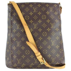 Authenticated Used LOUIS VUITTON Shoulder Bag Monogram Musette Tango SP0071  Brown Women's Canvas 