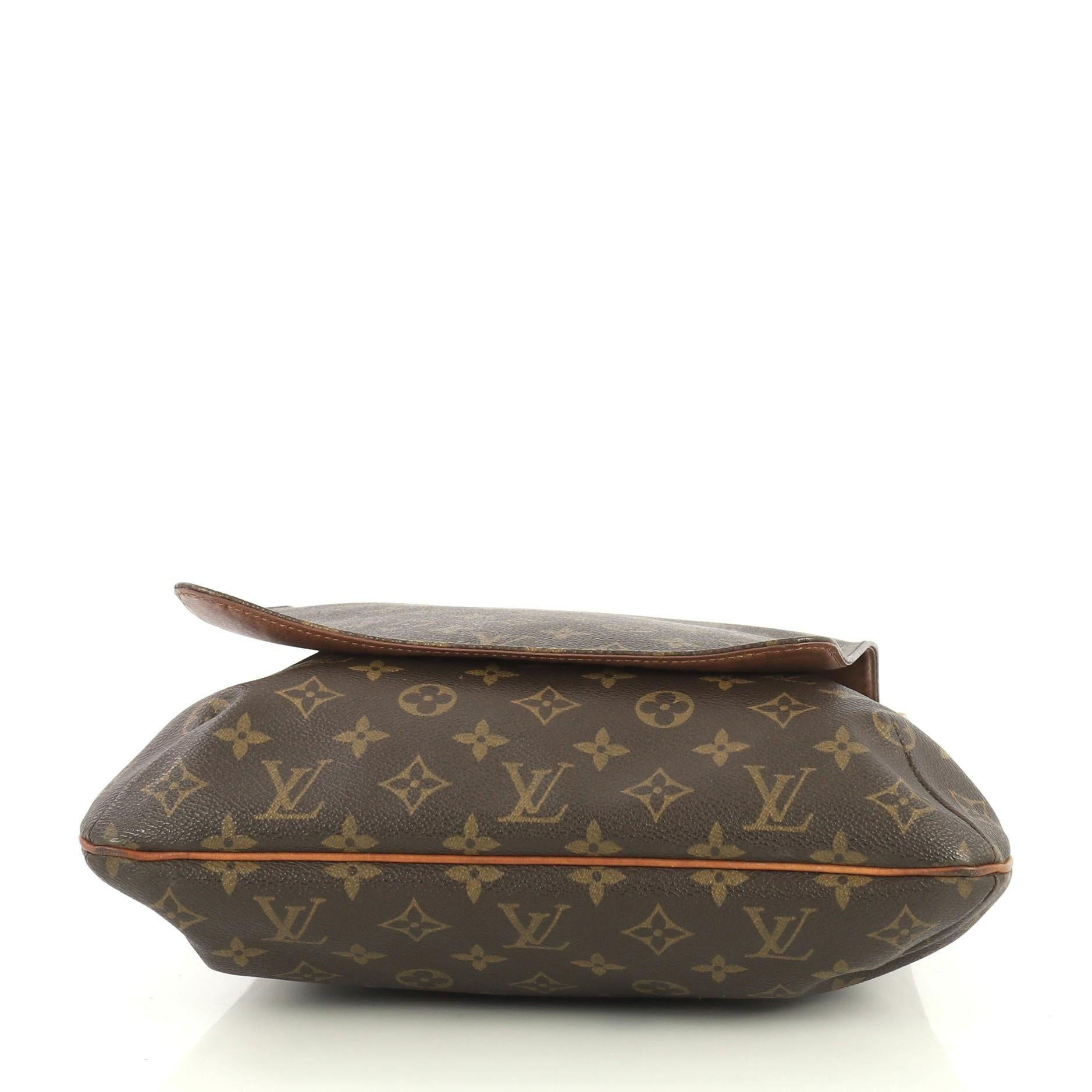 Louis Vuitton Musette Salsa Handbag Monogram Canvas GM In Fair Condition In NY, NY