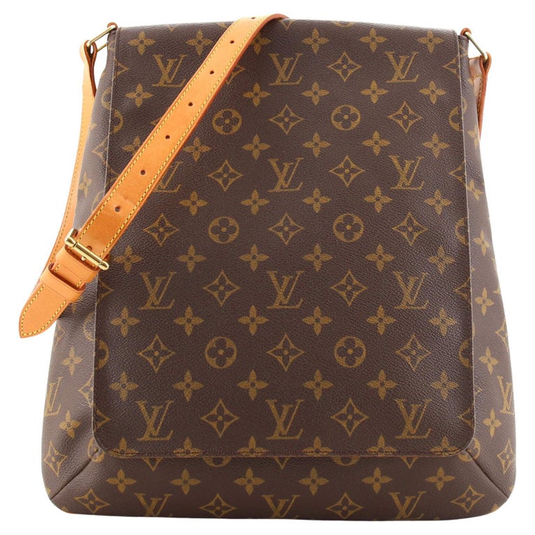 Brown Louis Vuitton Monogram GM Musette Salsa Long Strap Crossbody Bag