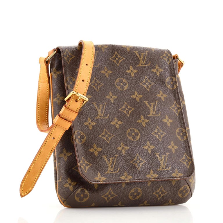 Louis Vuitton Brown Canvas Monogram Musette Salsa Short Strap Shoulder Bag  Louis Vuitton