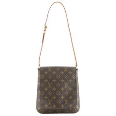 Louis Vuitton Musette Salsa Monogram Gm 14lz1129 Brown Coated