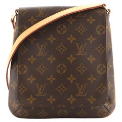 Louis Vuitton Musette Salsa-Handtasche aus Segeltuch mit Monogramm PM