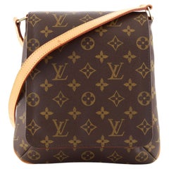 Louis Vuitton Musette Salsa-Handtasche aus Segeltuch mit Monogramm PM