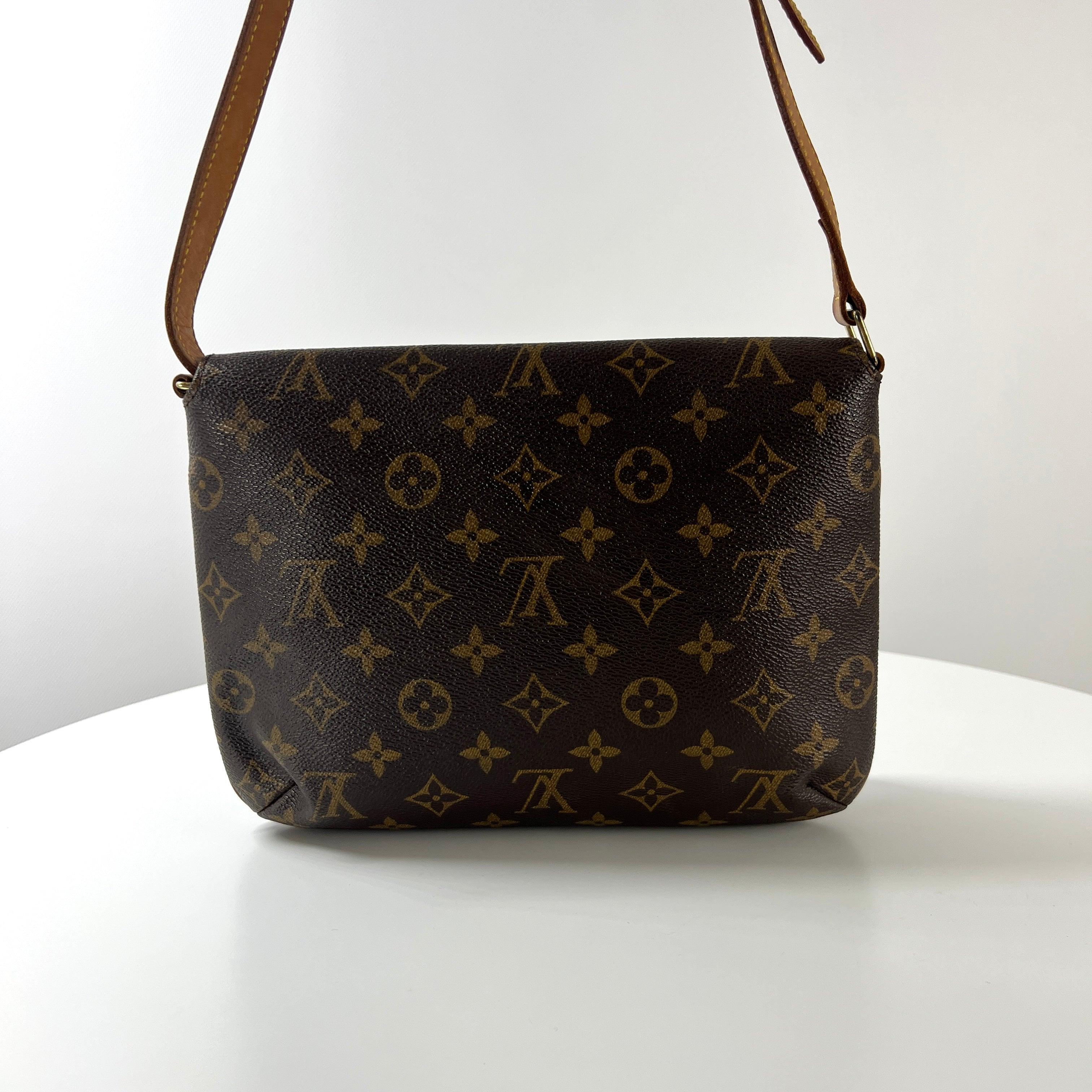 Louis Vuitton Musette Shoulder Bag Monogram Canvas Brown 1999 en vente 6