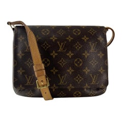 Louis Vuitton Musette Shoulder Bag Monogram Canvas Brown 1999