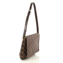 Louis Vuitton Musette Tango Handbag Damier
