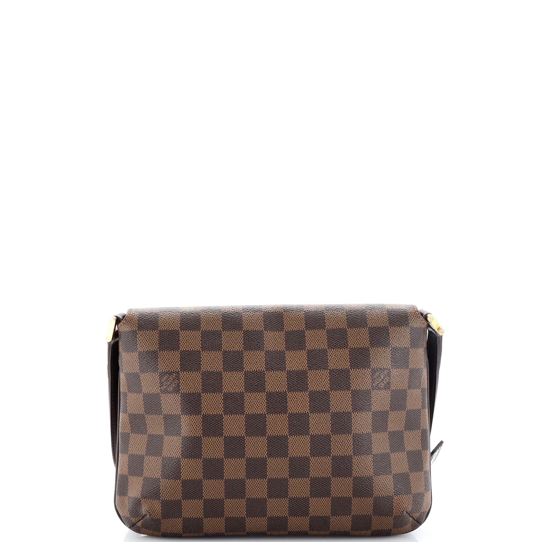 Louis Vuitton Musette Tango Handbag Damier In Good Condition In NY, NY