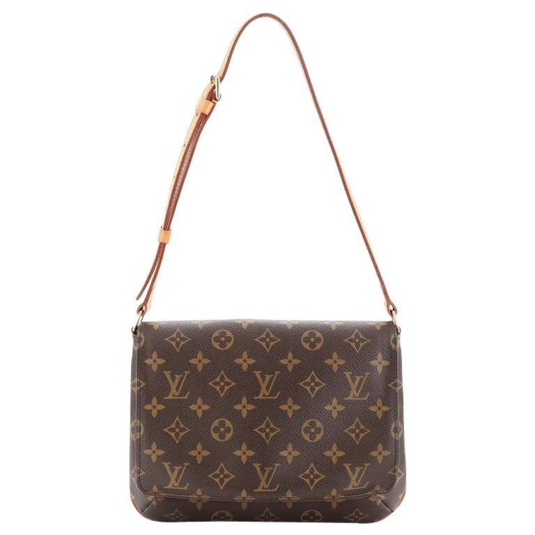 Louis Vuitton Musette Tango Handbag Monogram Canvas