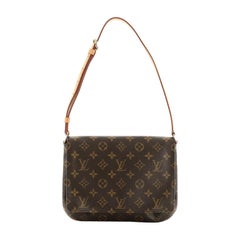 Louis Vuitton Musette Tango Handbag Monogram Canvas