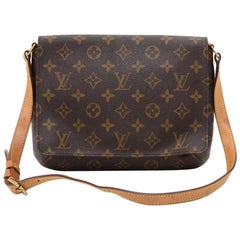 Louis Vuitton Musette Tango Monogram Canvas Shoulder Bag