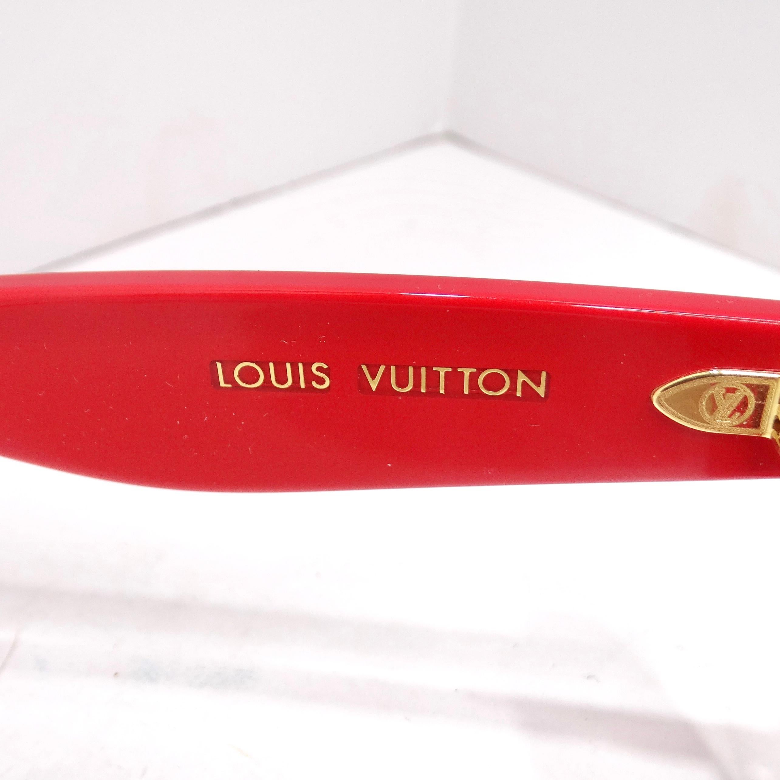 Women's or Men's Louis Vuitton My LV Cat Eye Sunglasses Red For Sale