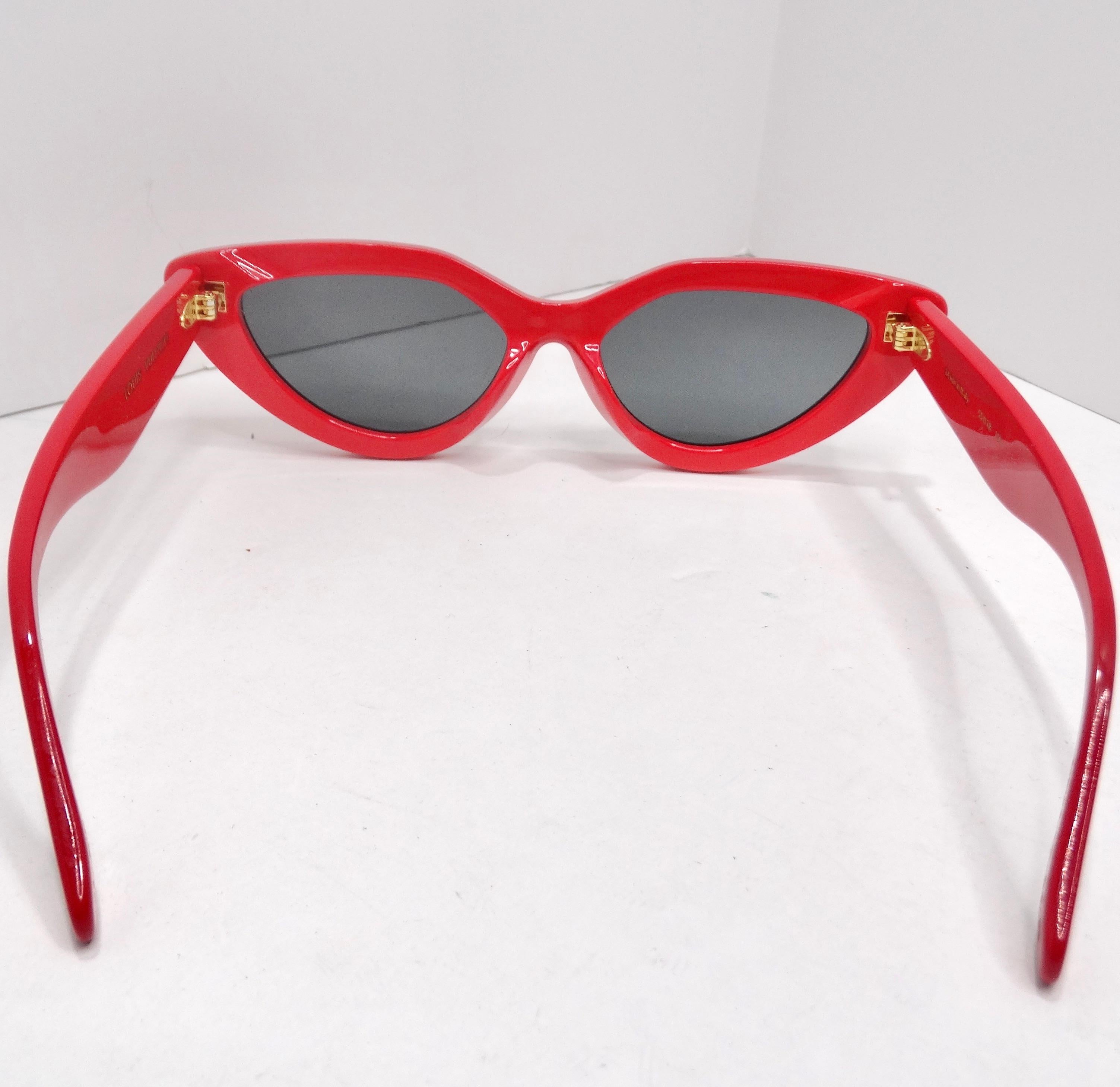 Louis Vuitton My LV Cat Eye Sunglasses Rouge en vente 1