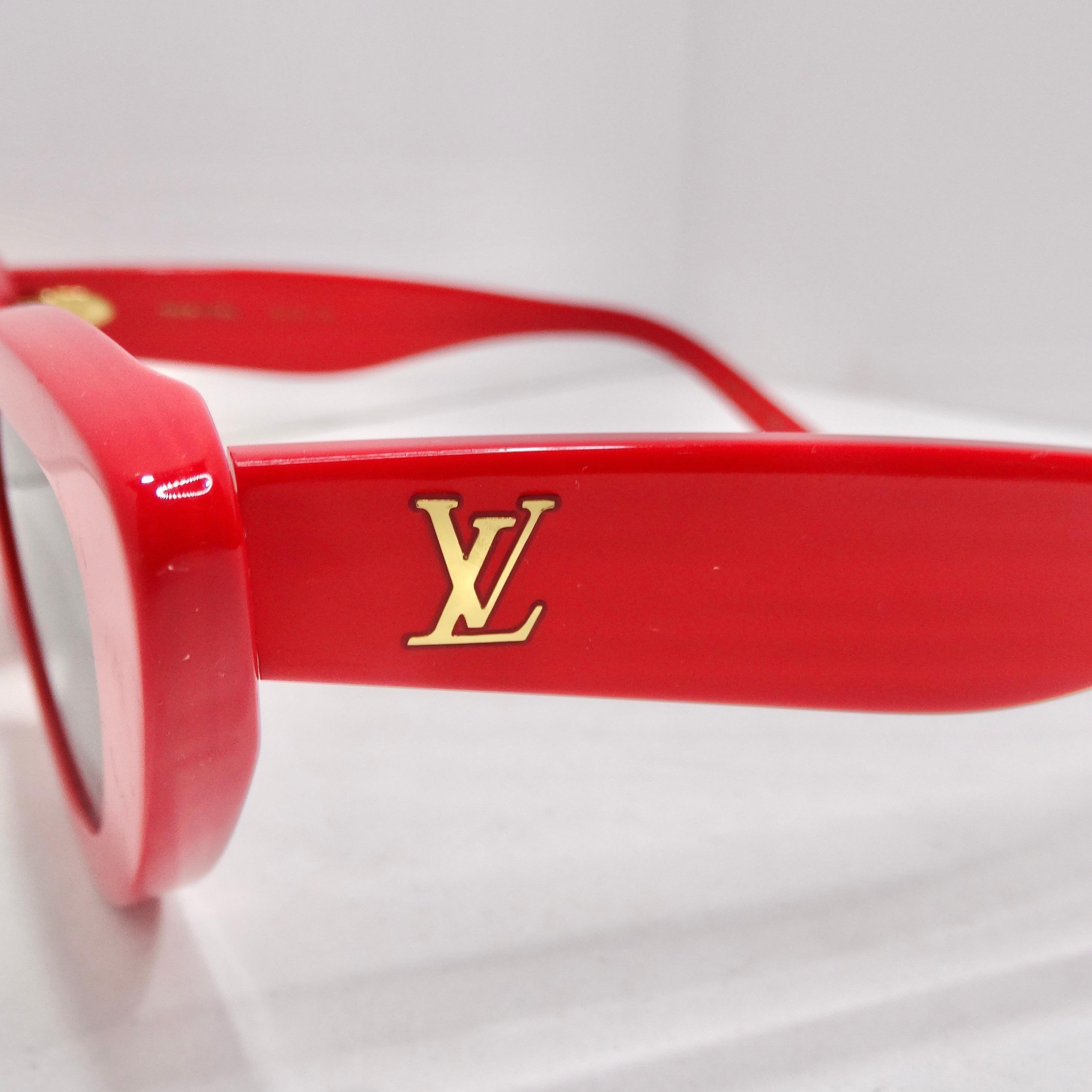 Louis Vuitton My LV Cat Eye Sunglasses Red For Sale 3