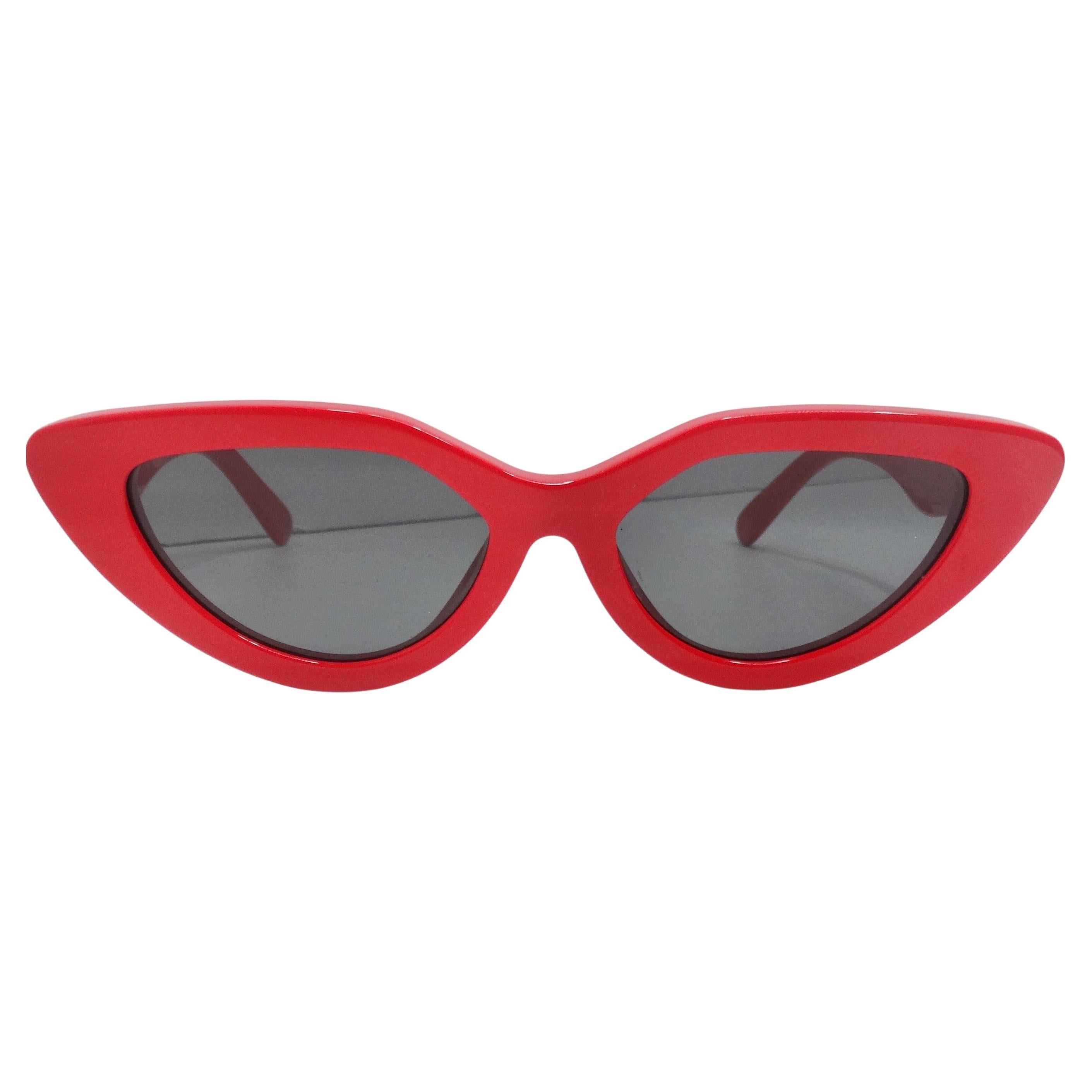 Louis Vuitton My LV Katzenauge-Sonnenbrille Rot im Angebot