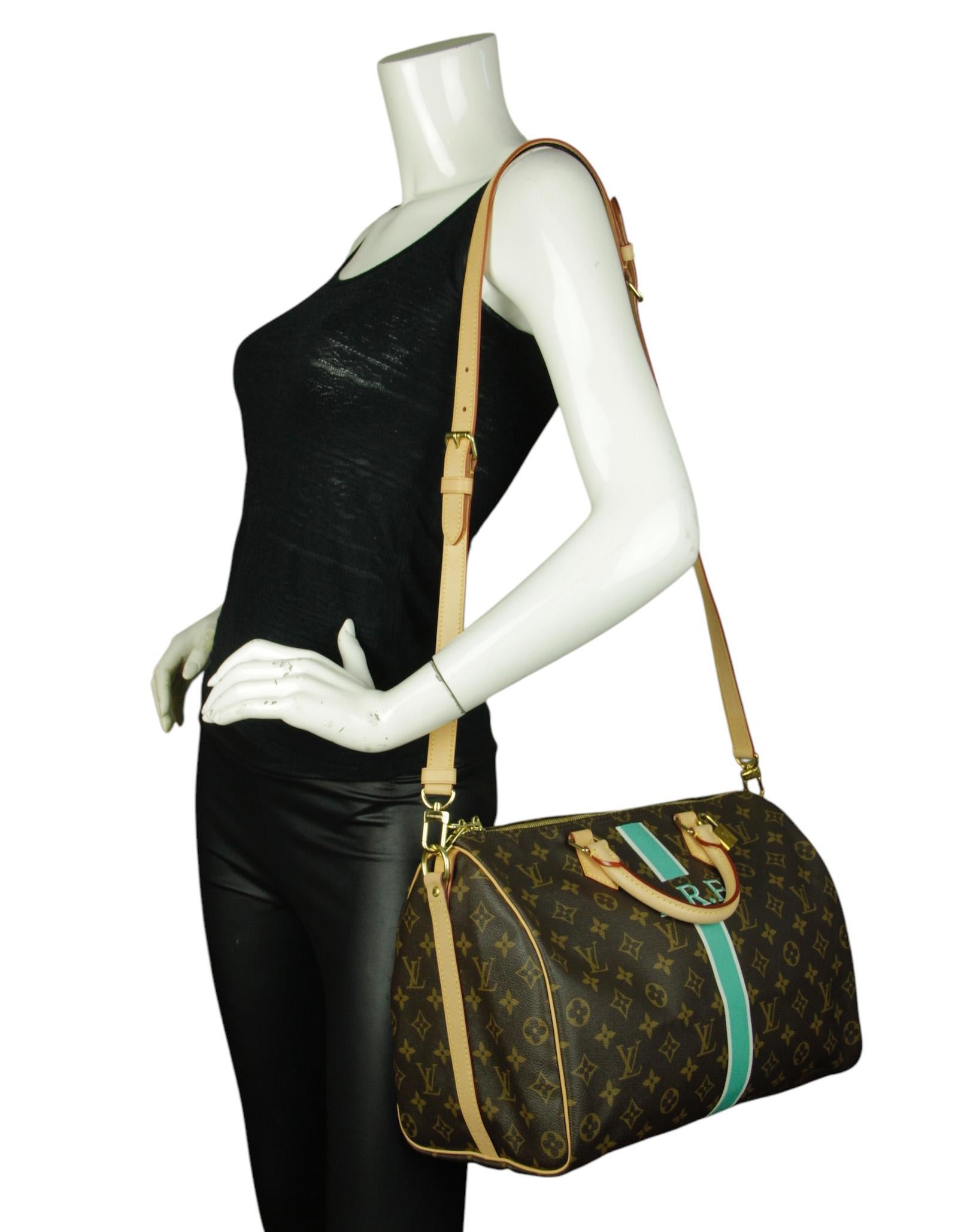Black Louis Vuitton My LV Heritage Speedy Bandouliere 35 Bag with 