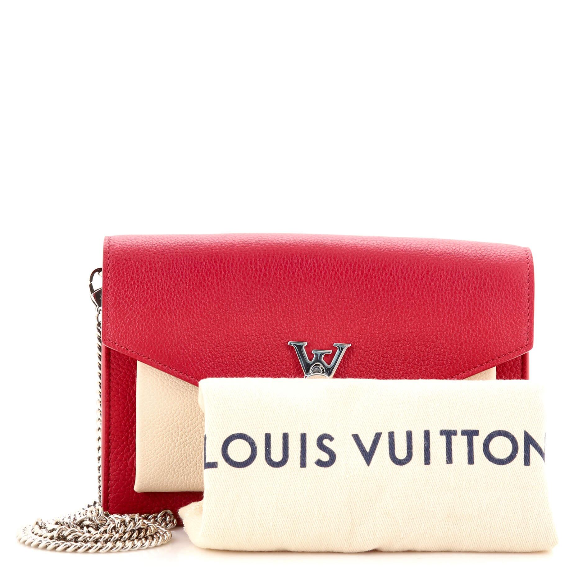 Louis Vuitton Mylockme Chain Pochette Leather at 1stDibs