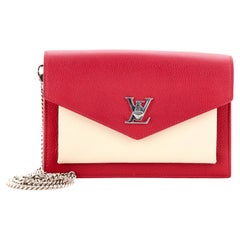Louis Vuitton Soft Calfskin Mylockme Shoulder Bag at 1stDibs