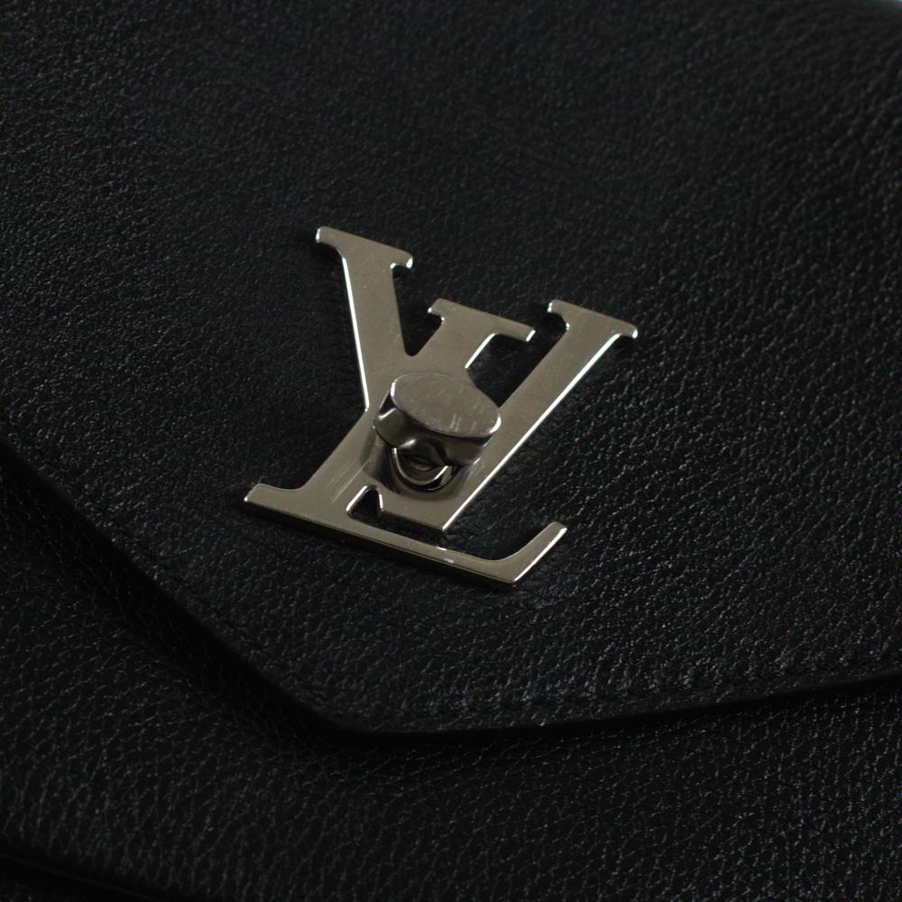 LOUIS VUITTON Mylockme chain Shoulder bag in Black Leather 7