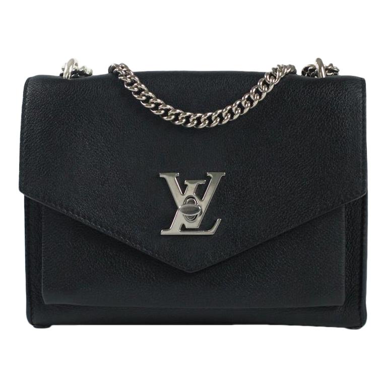Louis Vuitton Mylockme Chain Bag in Black