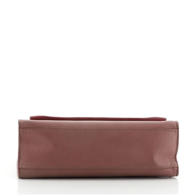 Brown Louis Vuitton Mylockme Handbag Leather BB