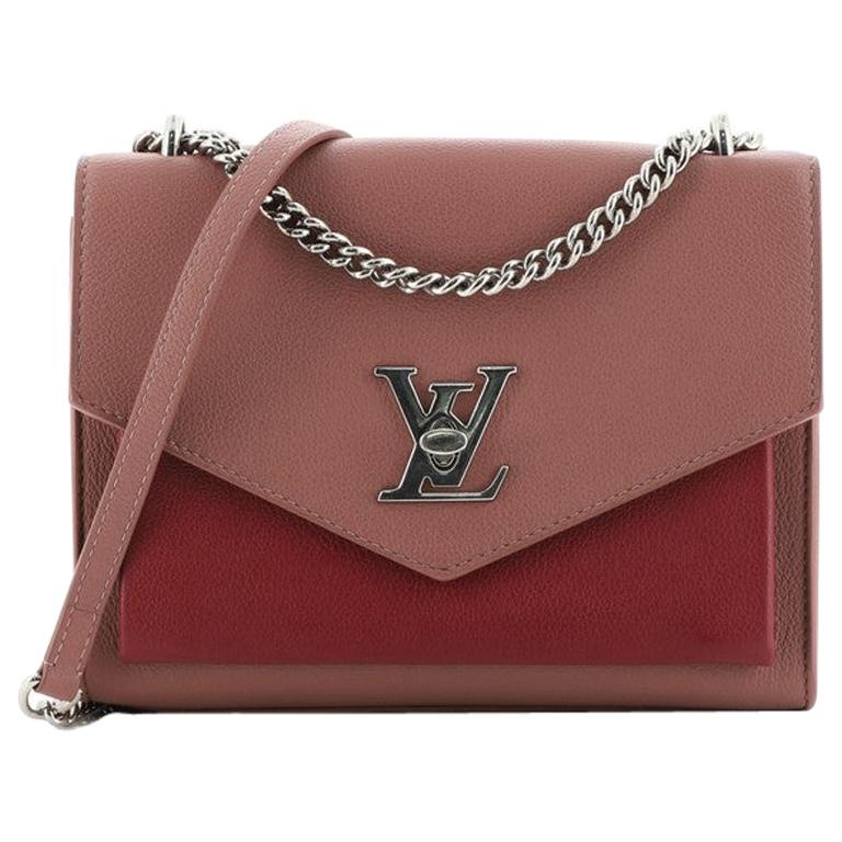 Louis Vuitton lv mylockme BB chain flap bag original leather