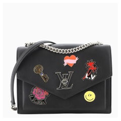 Louis Vuitton Mylockme Handbag Limited Edition Pin Embellished Leather BB