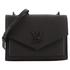 Louis Vuitton Mylockme Monochrome Handbag Leather BB