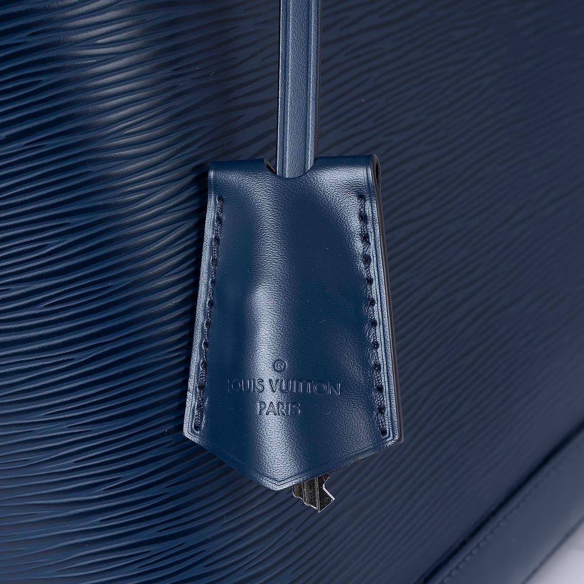 LOUIS VUITTON Myrtille blue Epi leather ALMA PM Shoulder Bag 3