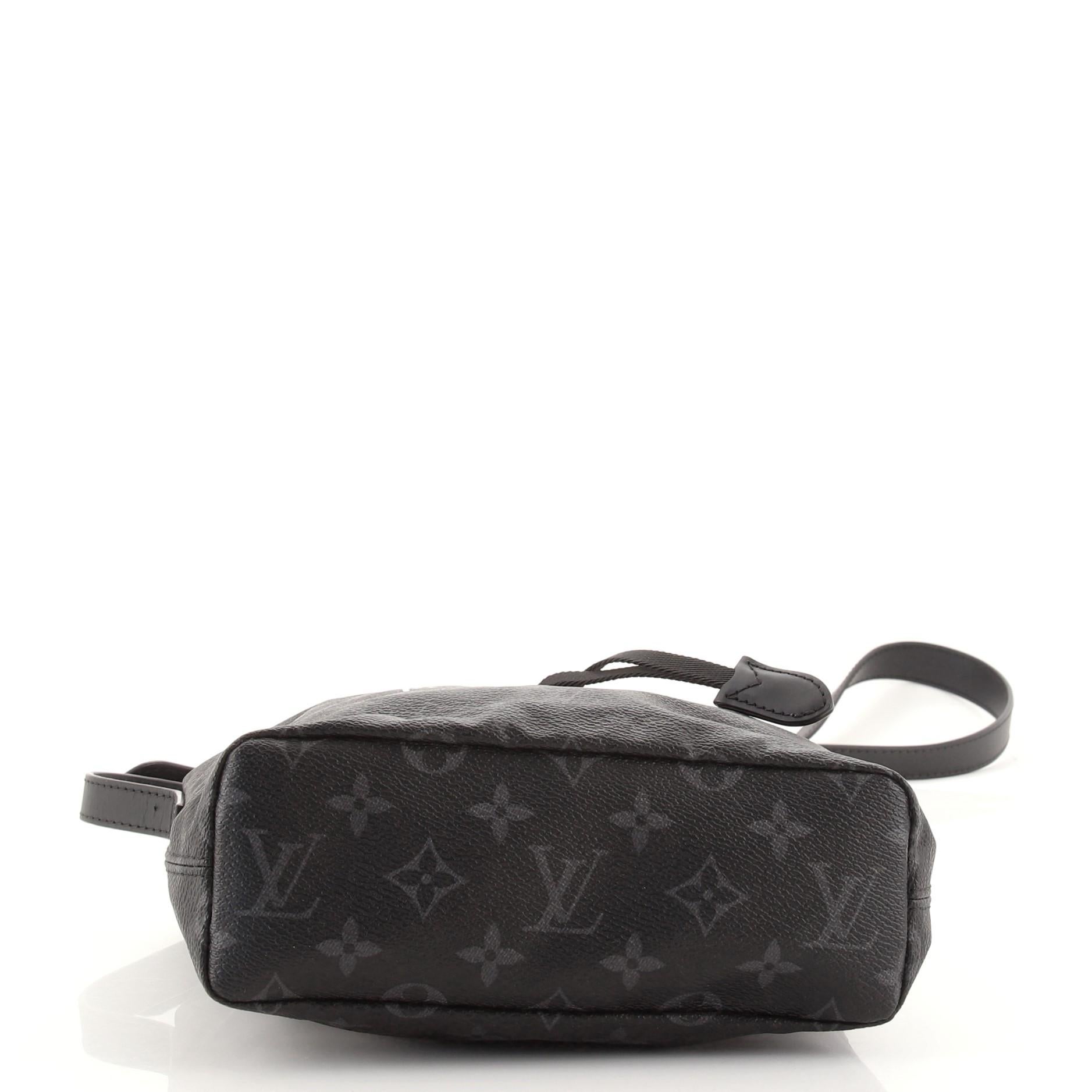 Louis Vuitton Nano Bag Flash Fragment Monogram Eclipse Canvas In Good Condition In NY, NY