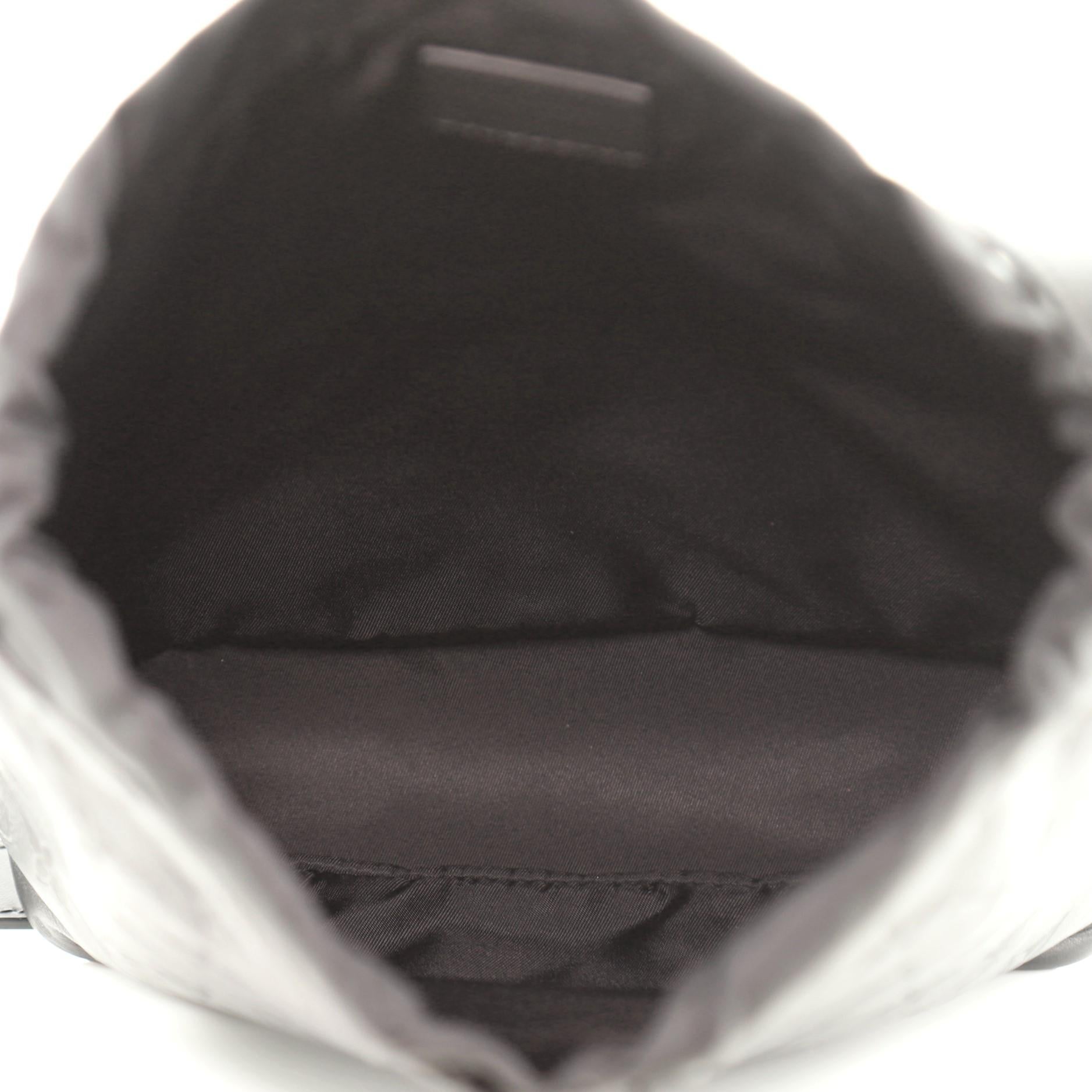 Women's or Men's Louis Vuitton Nano Bag Monogram Shadow Leather 