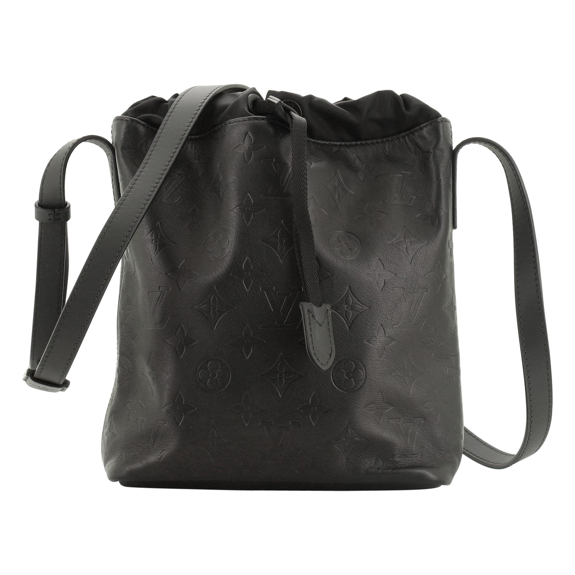 Louis Vuitton Nano Bag Monogram Shadow Leather 
