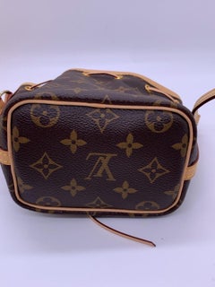 Louis Vuitton Nano Noé Monogram Canvas Compact Bucket Shoulder Bag