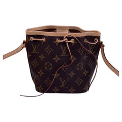 Louis Vuitton Nano Noé Monogram Canvas Compact Bucket Shoulder Bag