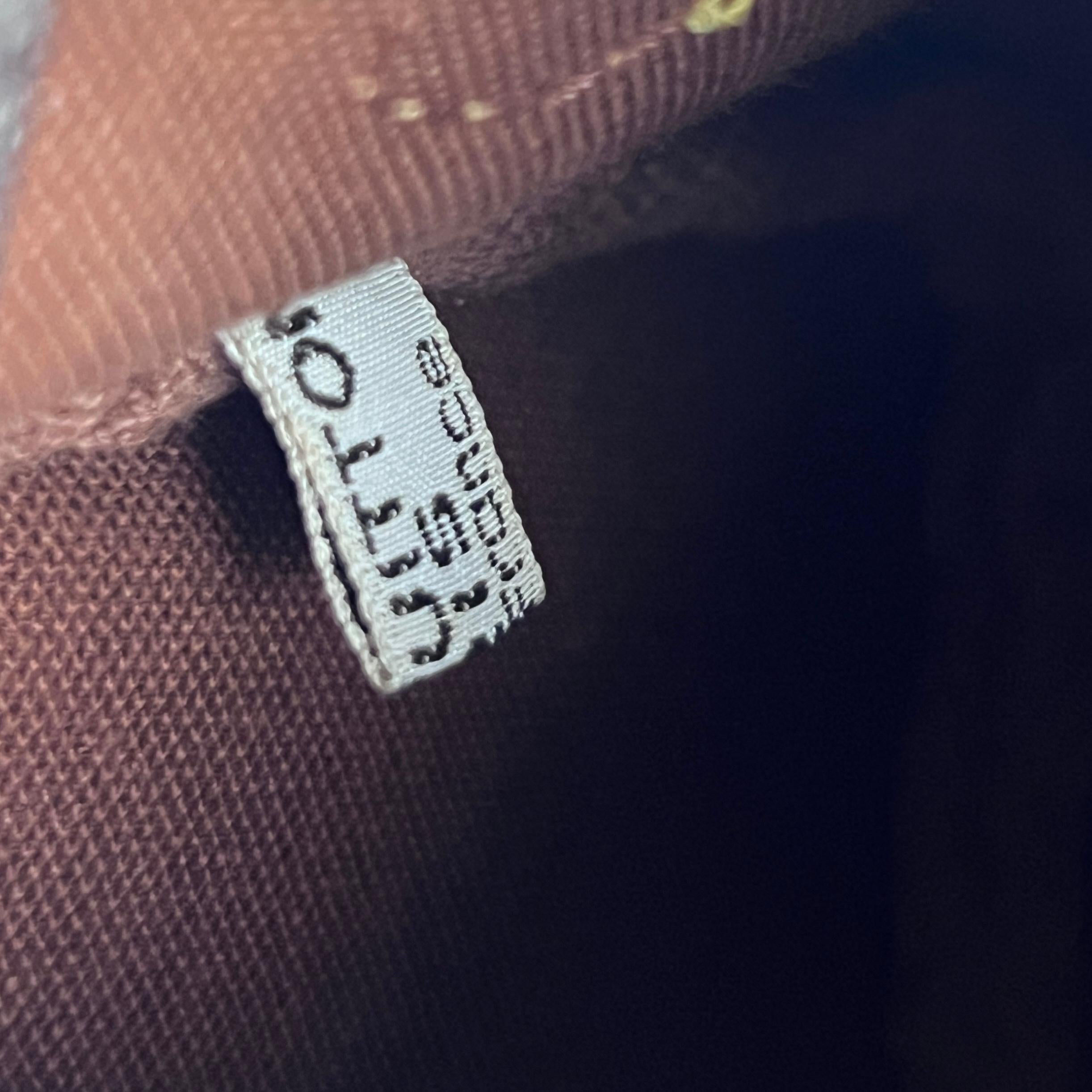 Louis Vuitton Nano Speedy Top Handle Bag Monogram Canvas Brown circa 1990 en vente 6