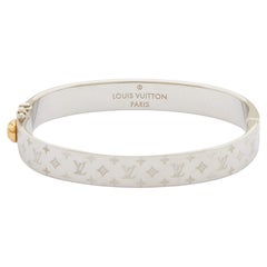 Louis Vuitton Nanogram Cuff Two Tone Bracelet M