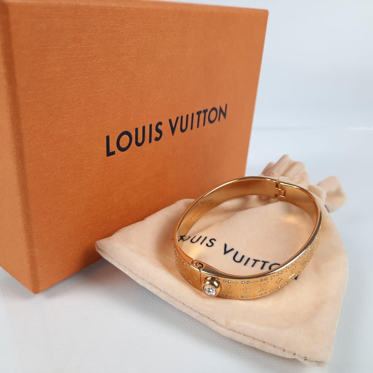 Louis Vuitton, A Nanogram strass bracelet. Marked Louis Vuitton
