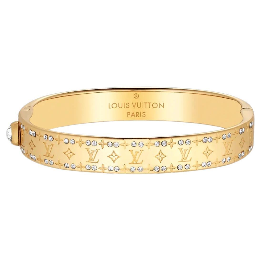 Louis Vuitton Nanogram Strass Bracelet - For Sale on 1stDibs  lv nanogram  cuff, louis vuitton bracelet women, louis vuitton monogram cuff