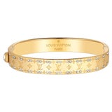 Louis Vuitton, Jewelry, Louis Vuitton Nanogram Monogram Strass Bracelet  Cuffsize M