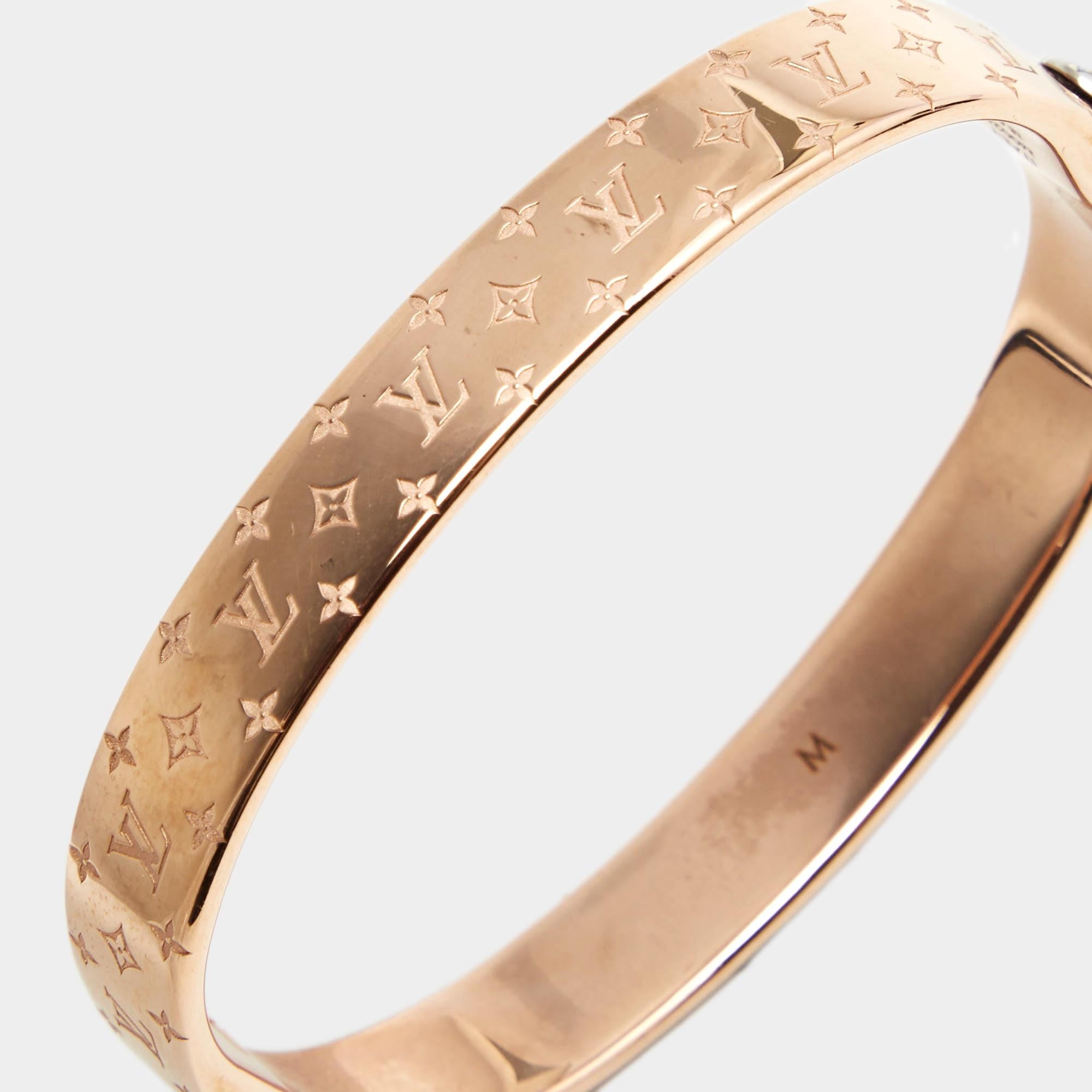 louis vuitton rose gold bangle