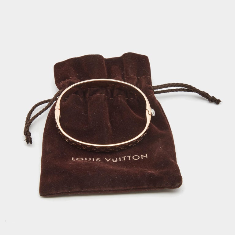 Louis Vuitton Nanogram Leather Bracelet